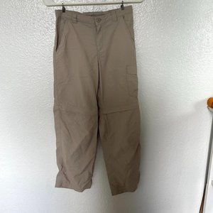 Columbia Cargo pants that turn into showrt, kids